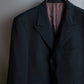 "BURBERRYS" Peaked lapels tailored jacket & wide tapered silhouette slacks set up