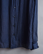"GIORGIO ARMANI" Jacquard navy color shirt