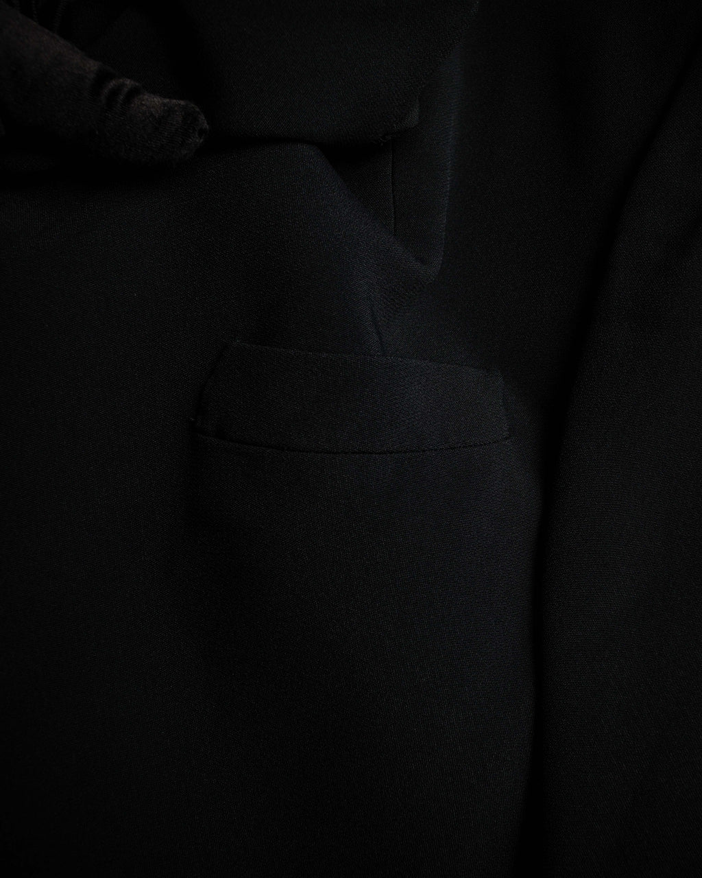 "GUCCI" Three-dimensional lapel design draped tailored jacket