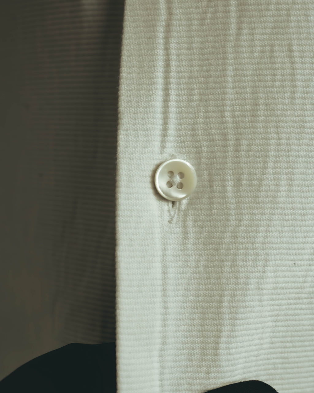 “Maison Martin Margiela” Replica 00’s-10’s Line 14 textured bib white shirt