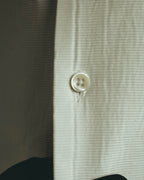 “Maison Martin Margiela” Replica 00’s-10’s Line 14 textured bib white shirt
