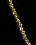 "Christian Dior" Trotter logo engraved gold pendan