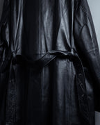 "DURBAN" Double zipper sheepskin leather coat