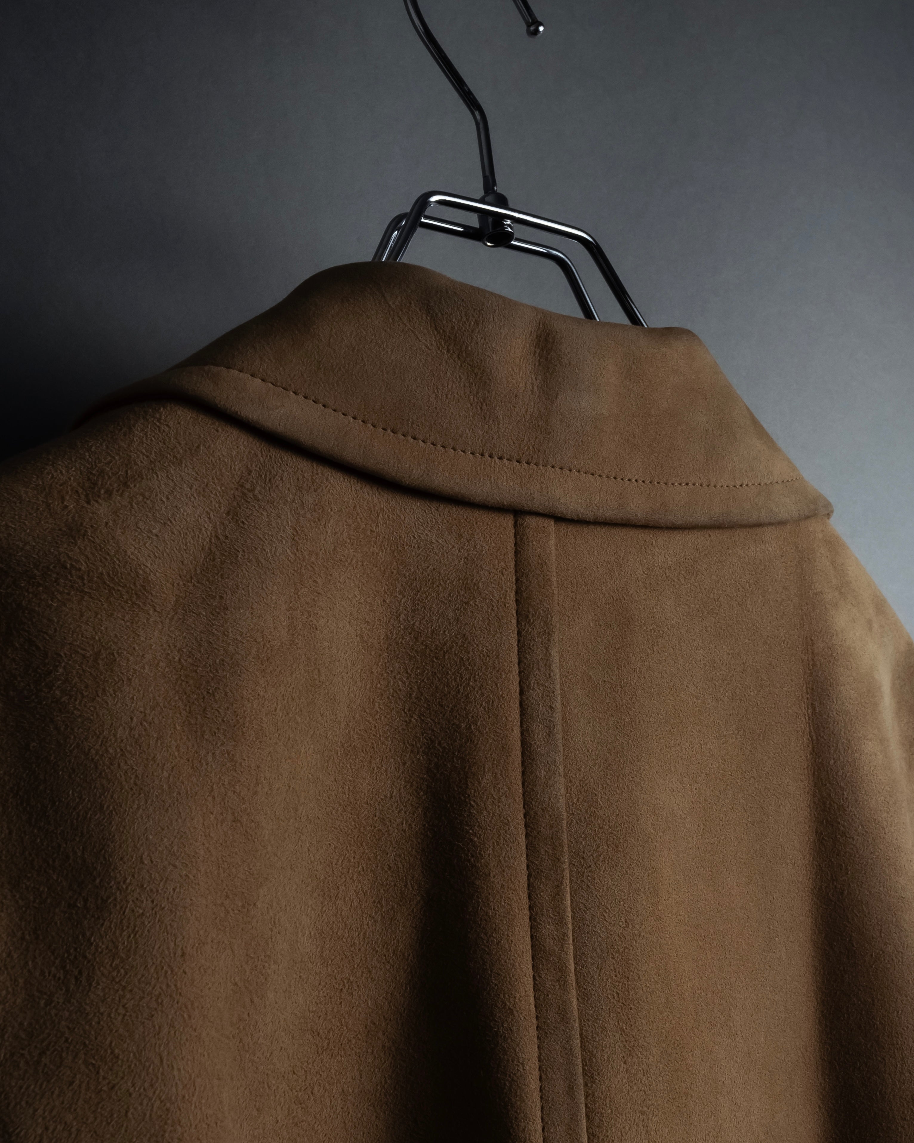 "CELINE" Relaxing design suede leather jacket