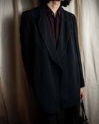 "GUCCI" Three-dimensional lapel design draped tailored jacket