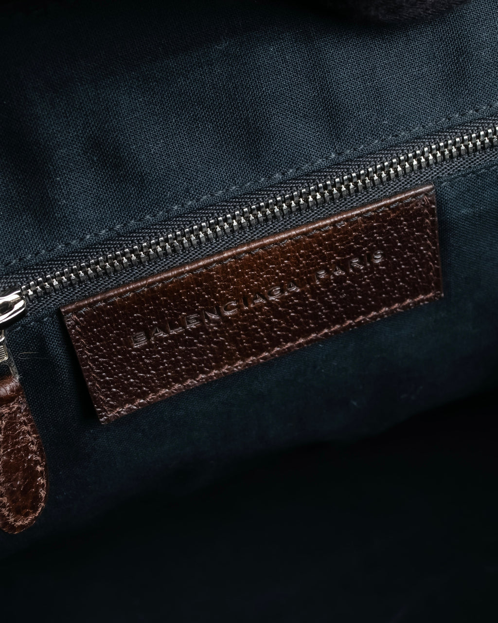 "BALENCIAGA" Circle lock design leather doctor bag