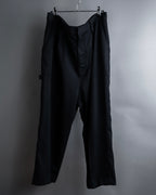 "LOEWE" Three-dimensional pattern design wide slacks