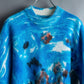 "PRADA" Abstract all-over print mohair blend knit