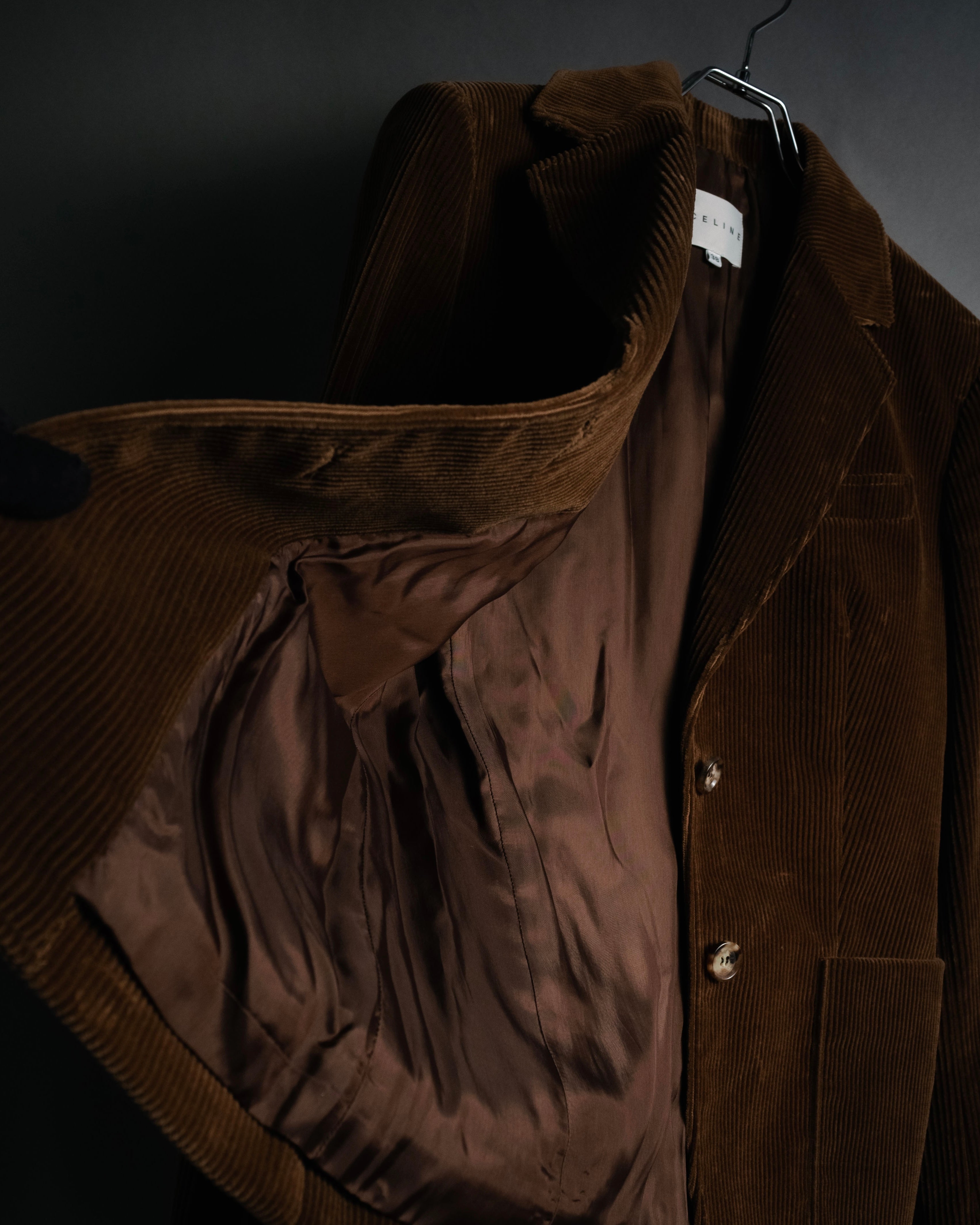 “CELINE” 2000’s corduroy tailored jacket