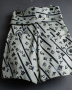 “BALENCIAGA” Number pattern designed shorts