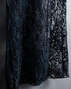 "D&amp;G" Botanical pattern lace shift dress