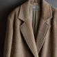 "FIODELLA RUBINO" Brushed beige double breasted chester coat