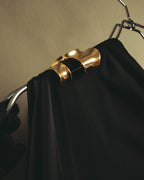 -SPECIAL- "FERRAGAMO" 2020's Sculpturally draped asymmetric maxi dress