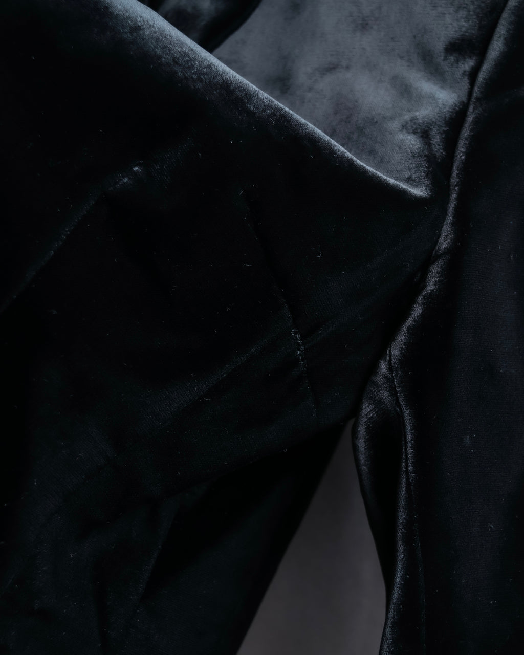 "GUCCI" Velvet shaped shawl collar tailored jacket