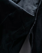 "GUCCI" Velvet shaped shawl collar tailored jacket