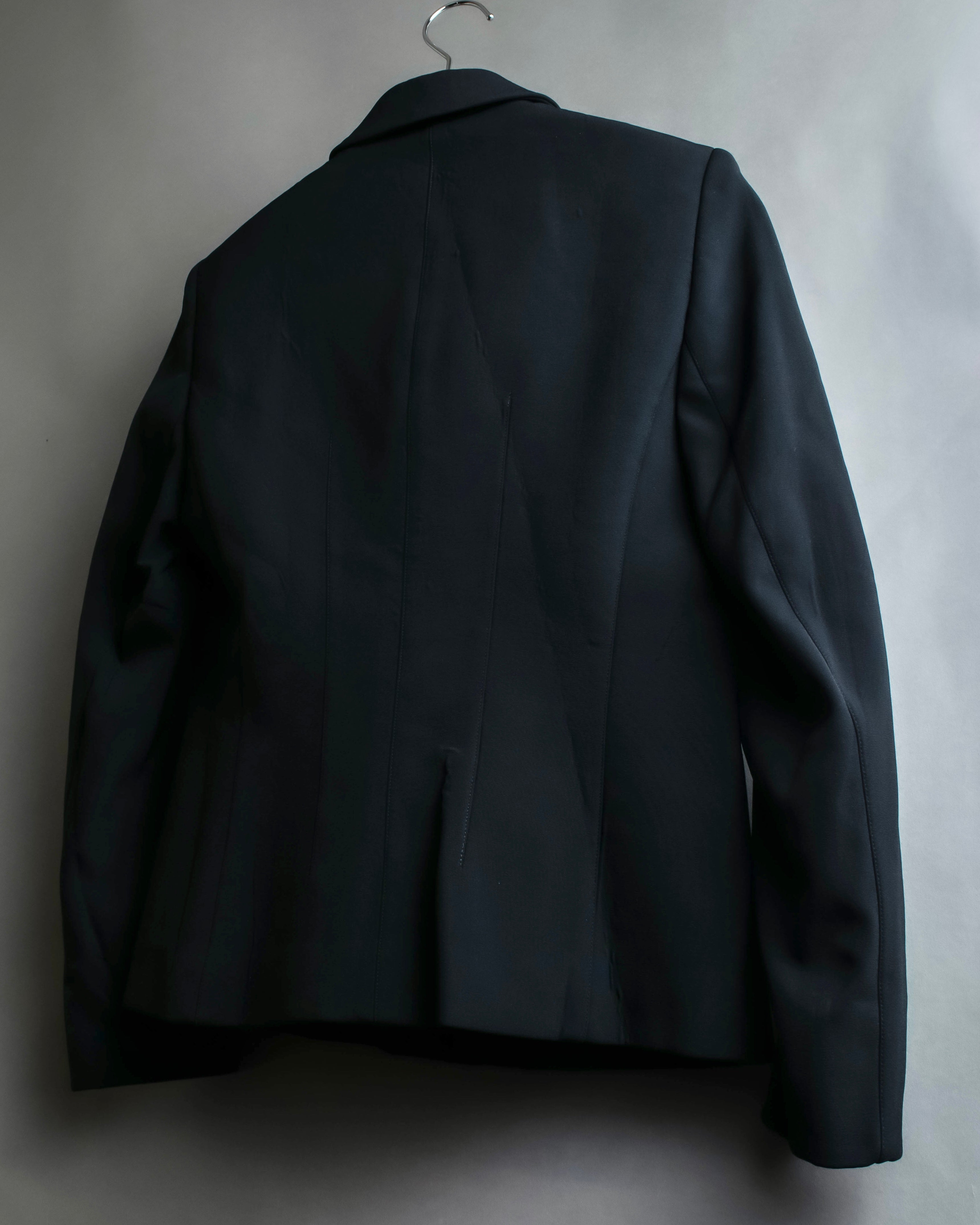 "PRADA" Waist shaped zipper jacket