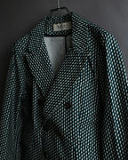 "MARNI" Geometric pattern double-breasted tailored jacket
