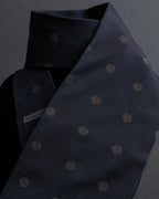 "GIORGIO ARMANI" Dot pattern silk  necktie