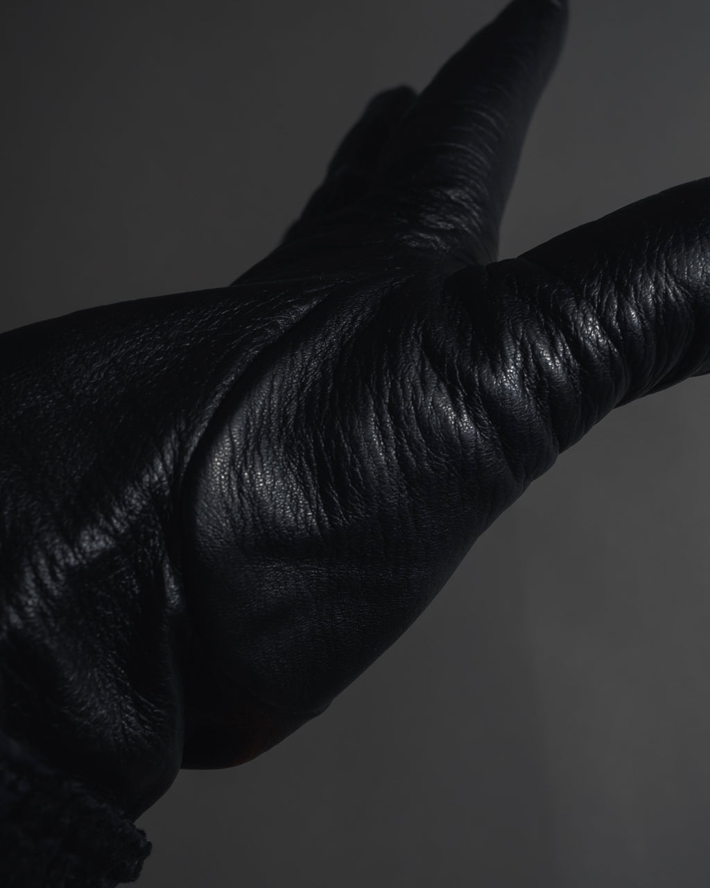 -SPECIAL- "HERMES" 90's Astrakhan combination leather gloves