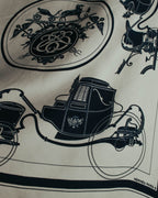 "Hermès" Classic ex libris silk scarf