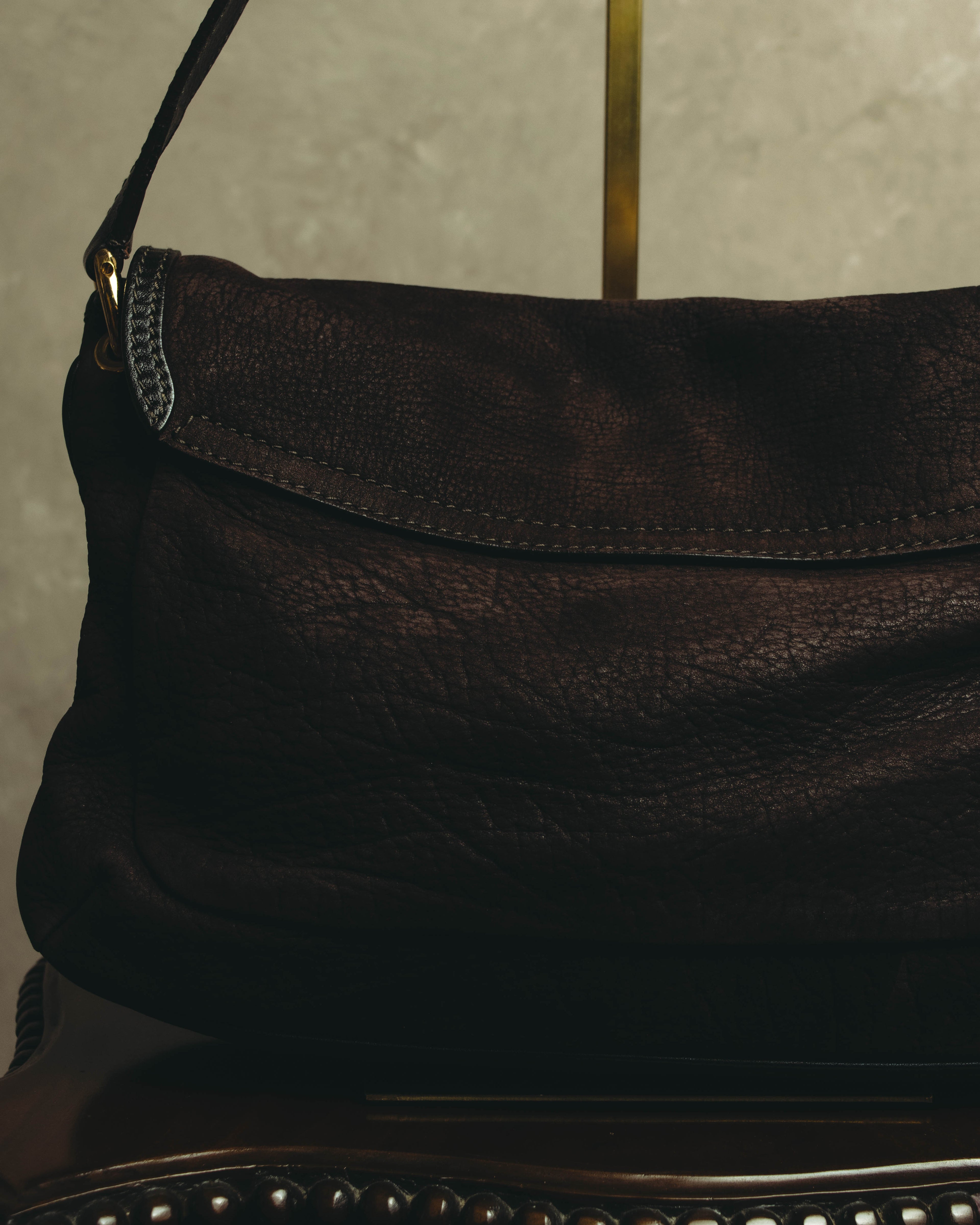 "Salvatore Ferragamo" 00's-10's Gancini leather shoulder bag