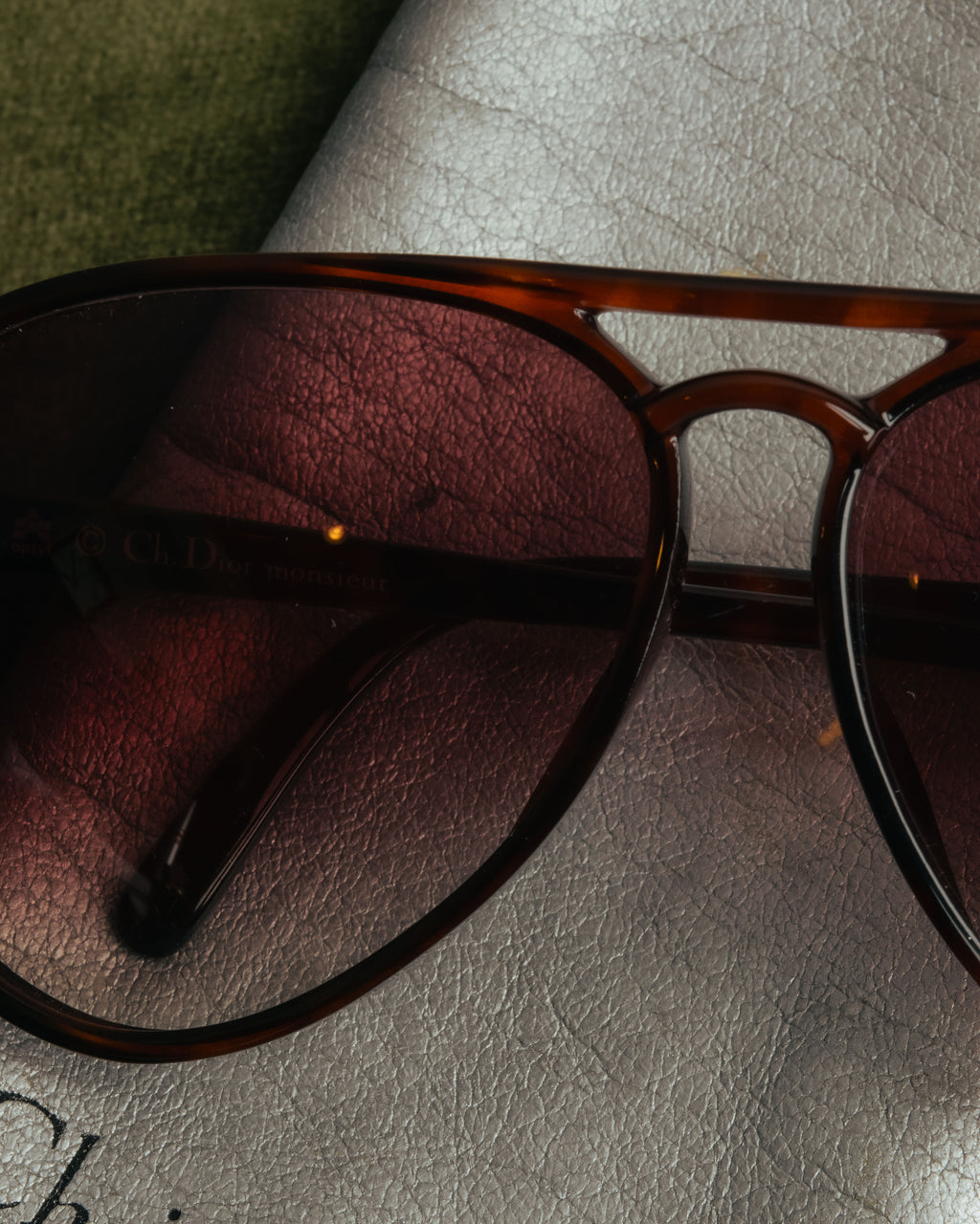 “Christian Dior” 70’s-80’s Tortoiseshell aviator sunglasses