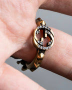 "GUCCI" Bee motif interlocking G ring