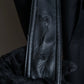 "VALENTINO" Belt docking design leather switching trench coat