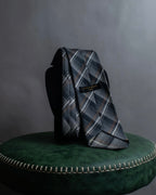 "COMME des GARCONS HOMME"
Argyle check pattern wool necktie