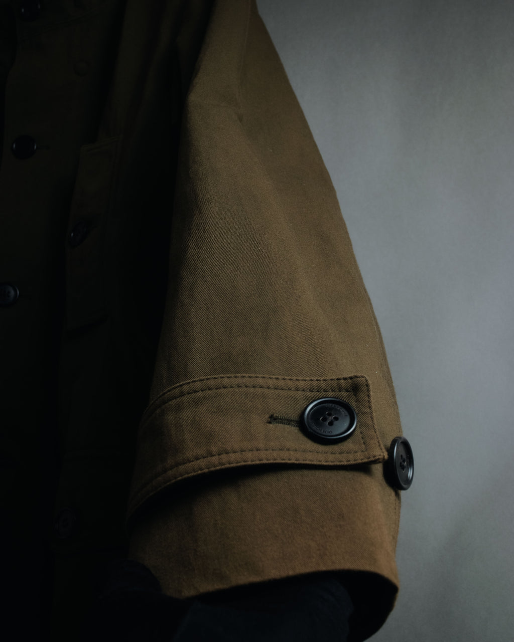 "Dior" 22AW Kim Jones design military detail hooded coat
