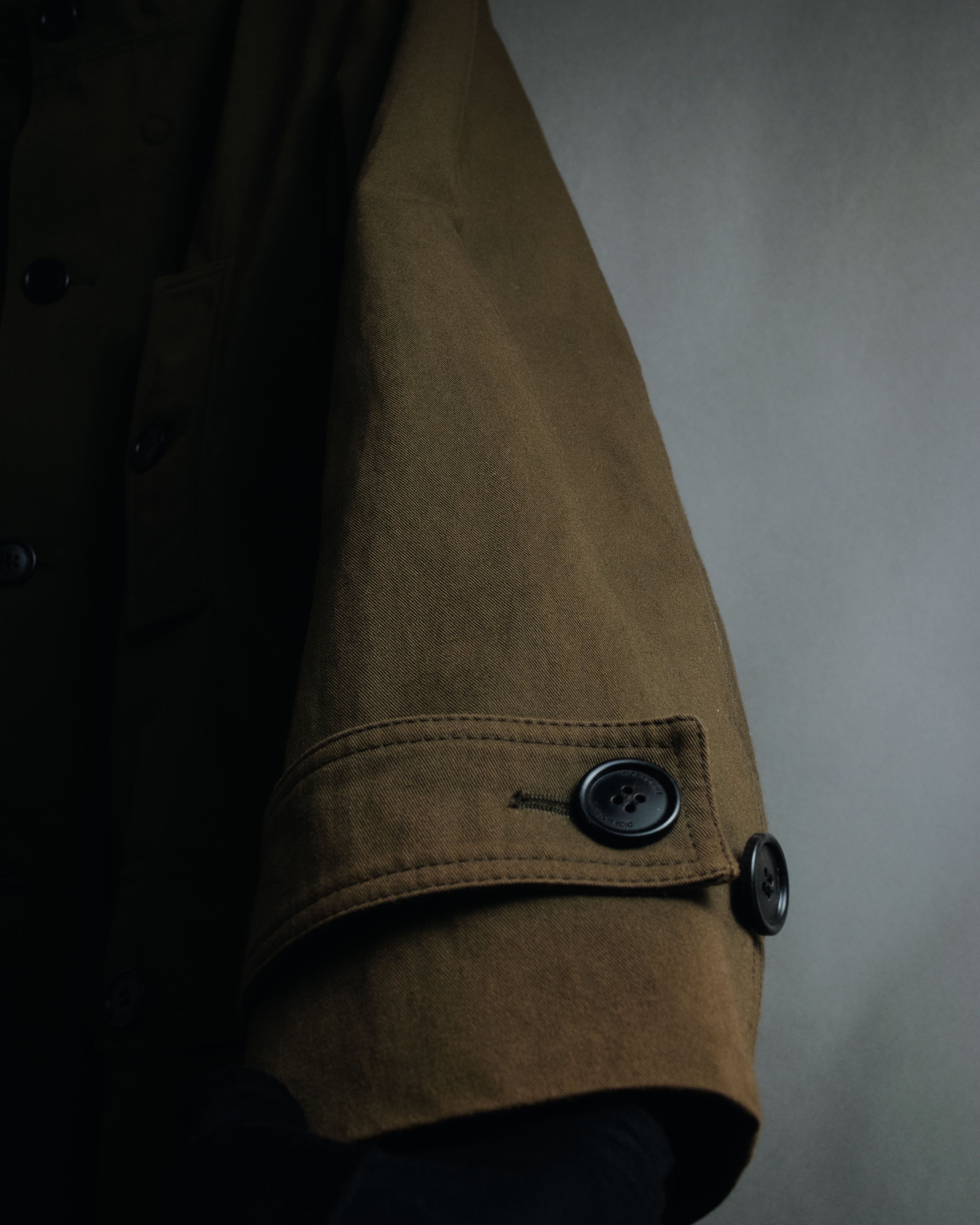 "Dior" 22AW Kim Jones design military detail hooded coat
