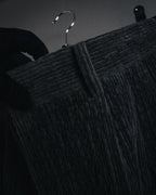 –SPECIAL– "ISSEY MIYAKE MEN" 98AW garment-pleated cotton tailoring set-up