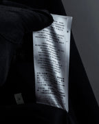 "GUCCI" Michele period linear silhouette wool chester coat