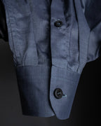 “PRADA” Bicolor back designed dress shirt