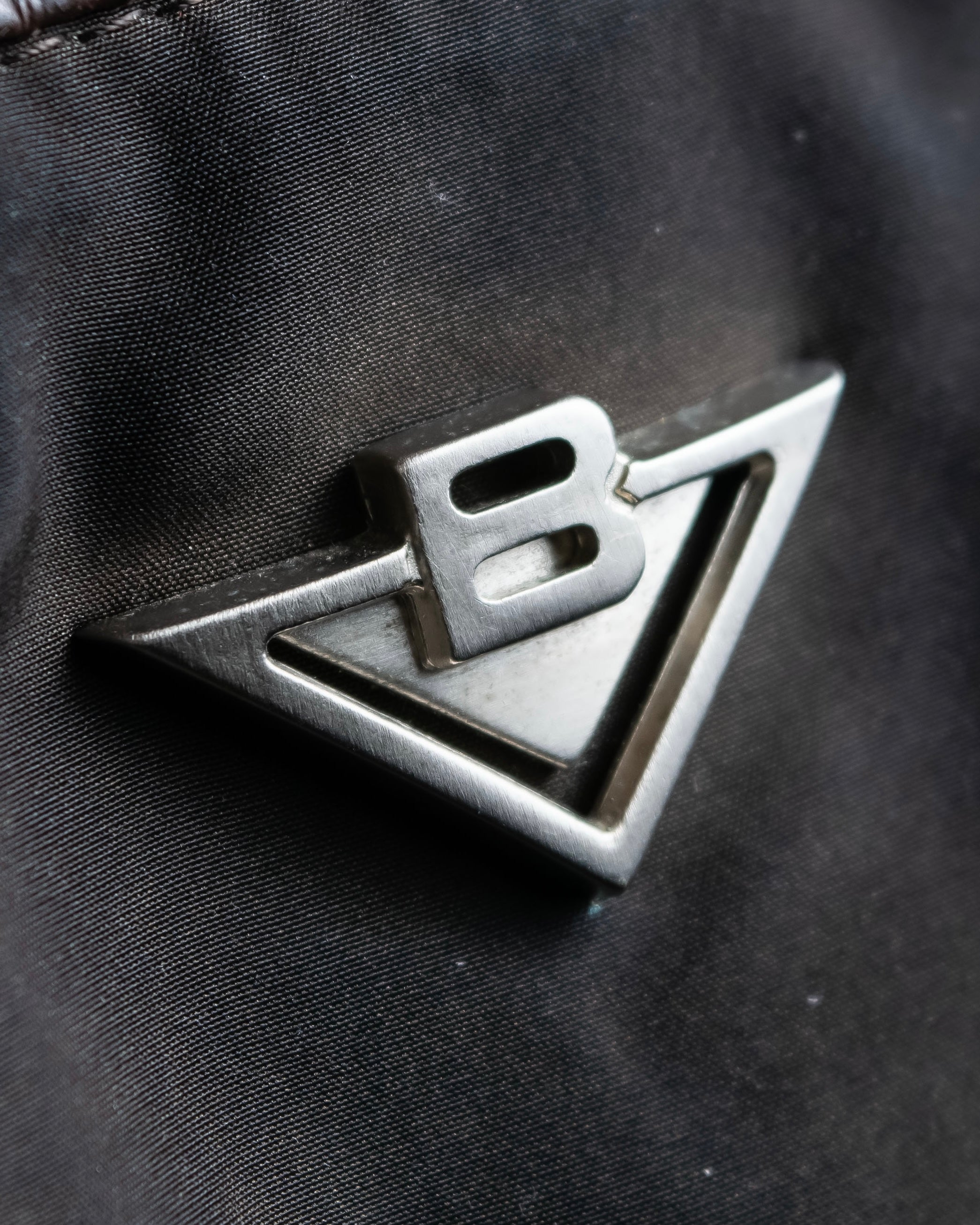 "BOTTEGA VENETA" 2way logo plate nylon bag