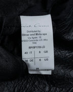-SPECIAL- "Rick Owens" 15AW Beautiful wrinkles front zip leather jacket