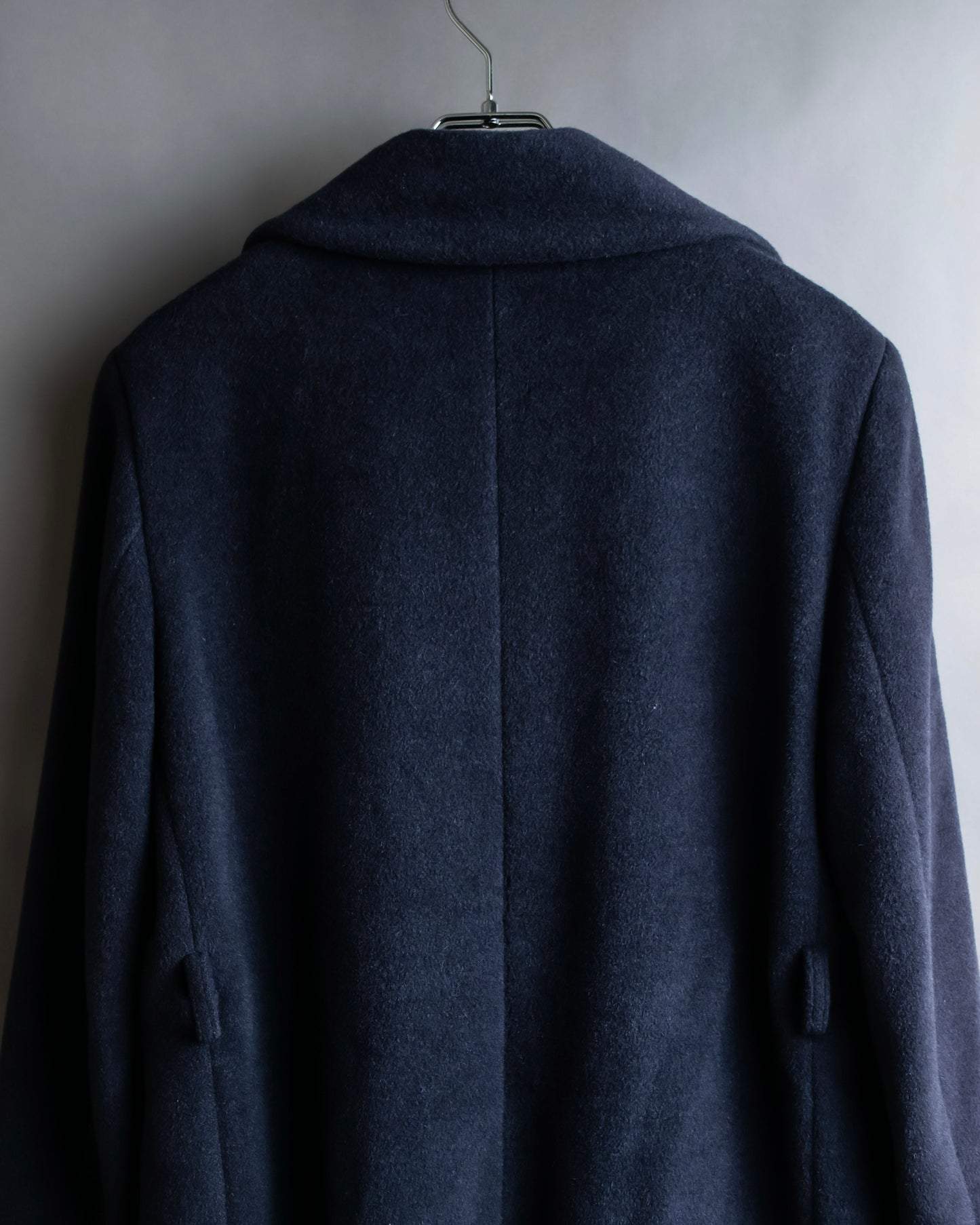 "MAX&Co." Belted design wide lapel mid-length coat