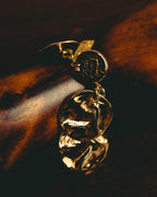 -SPECIAL- “Yves Saint Laurent” 80’s-90’s Hammered gold coin link bracelet