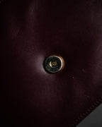 “Christian Dior” 1980’s-1990’s CD logo envelope chain bag