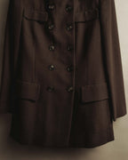 "GUCCI" 90's Classically tailored double-breasted coat