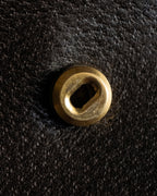 -SPECIAL- "GUCCI"  1980-1986's Inherited model grained leather bamboo bag