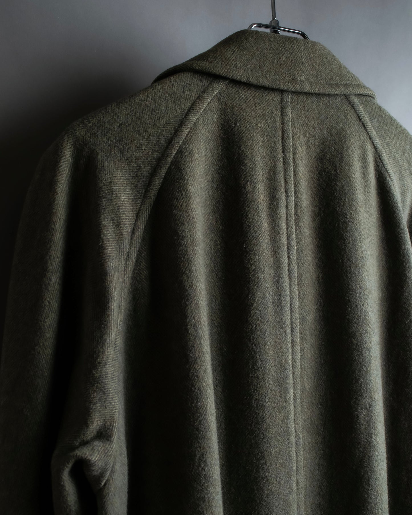 "Pierre Cardin" Double breasted oversized melton chester coat