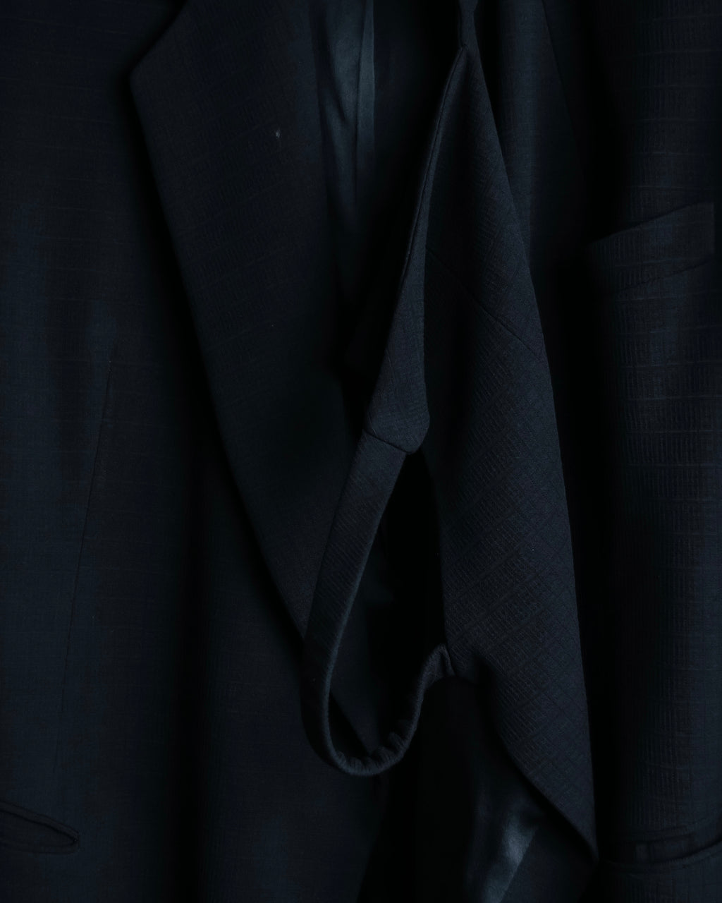 "DKNY" Asymmetrical design woven tailored jacket