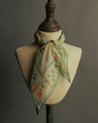 “HERMÈS” 90’s-10’s Retour à la terre silk scarf
