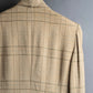 "Christian Dior" Glen check pattern beautiful shape tailored jacket