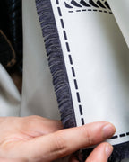 "FENDI" Horse motif FF logo Selleria large scarf