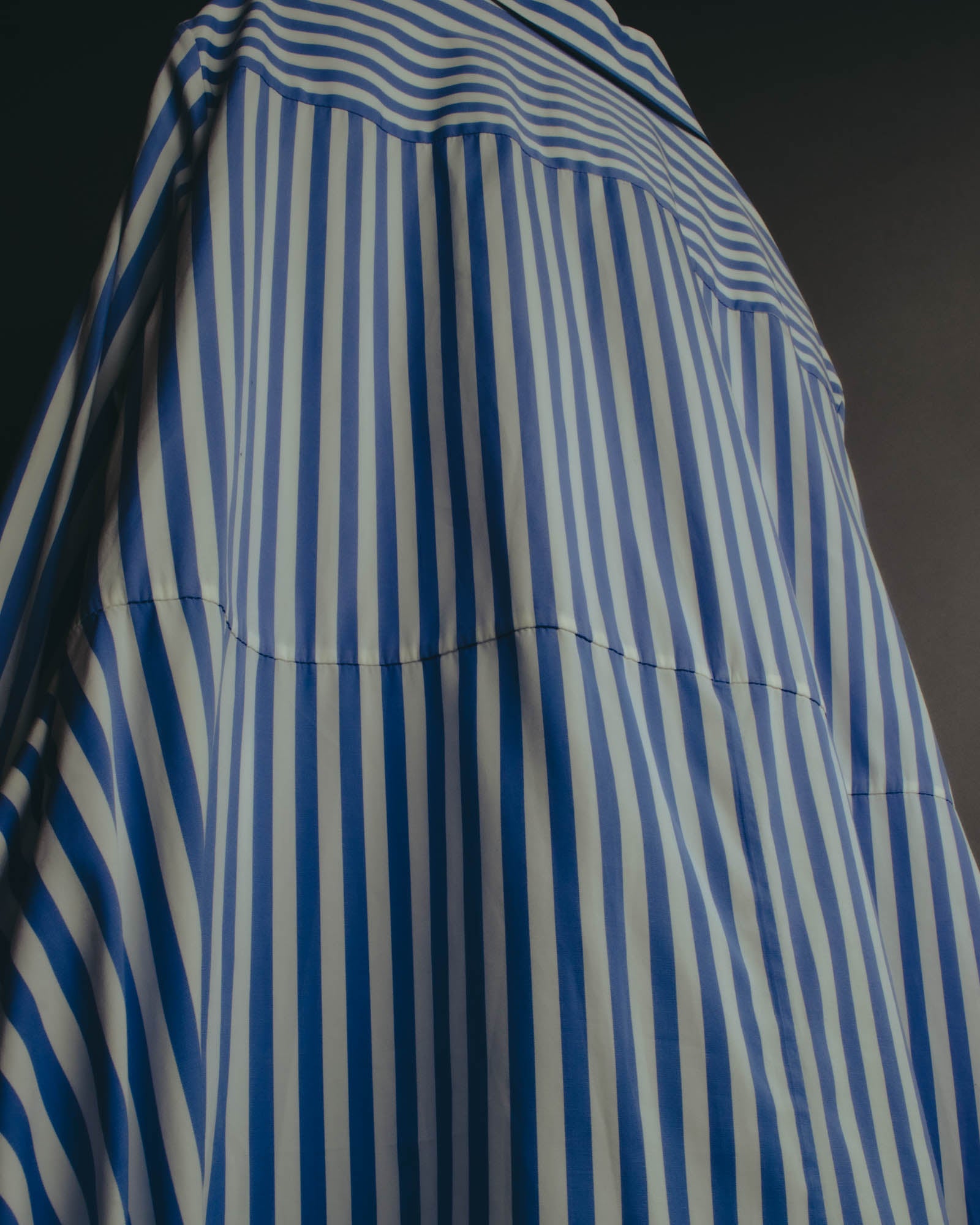 “JIL SANDER” 2018-2023 oversized striped cotton shirt dress