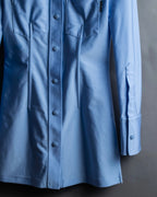 "ALEXANDER WANG" Three-dimensional cut design light blue shirt