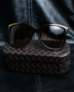 "BOTTEGA VENETA" Butterfly frame tortoiseshell sunglasses