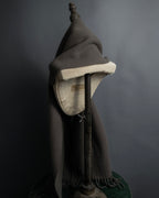 "Vivienne Westwood" Logo engraved wool long muffler